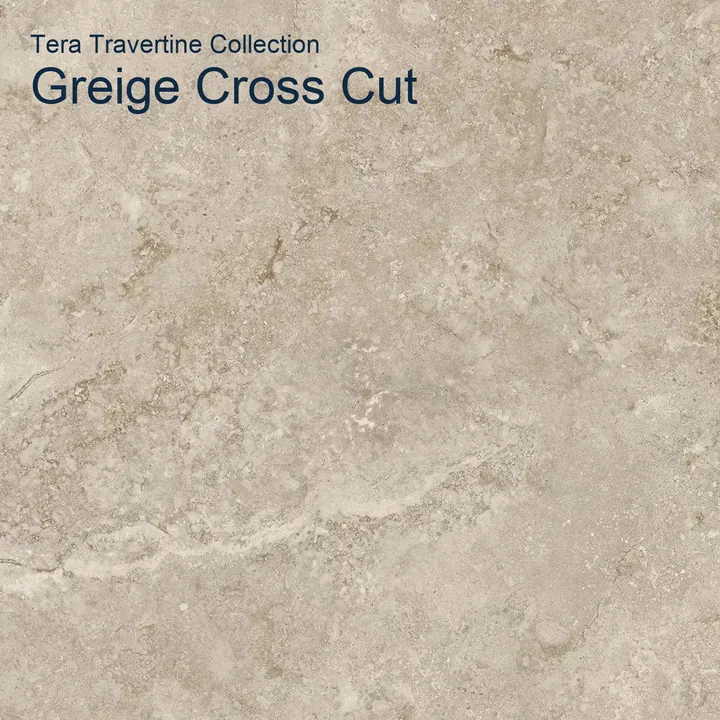 Greige Cross Cut Tiles